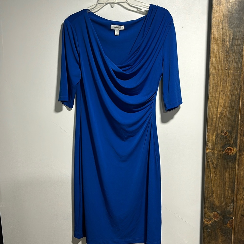 Blue stretch/flatteing dres